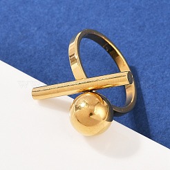 Кольца из нержавеющей стали 304 для женщин&nbsp;LS-RJEW-Z107-02G