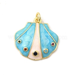 Латунные микро проложить кубического циркония подвески&nbsp;KK-I378-03G