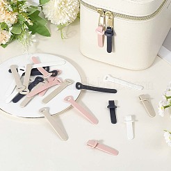 24 шт. 4 цвета искусственной кожи фиксатор молнии сменный для ремонта сумочки для багажа аксессуары&nbsp;DIY-GF0011-62A