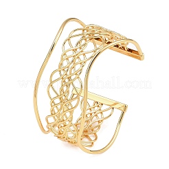 Преувеличенные браслеты-манжеты из нержавеющей стали 304 для женщин&nbsp;BJEW-P363-02G