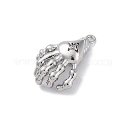 Латунные микро проложить кубического циркония подвески&nbsp;KK-D288-02P