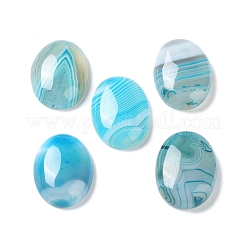 Полосатые агатовые / полосатые агатовые кабошоны&nbsp;G-H296--01D