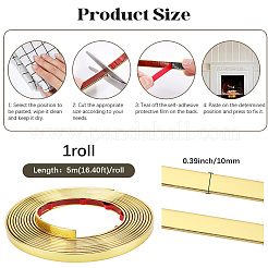 ПВХ самоклеящаяся гибкая молдинговая отделка&nbsp;DIY-WH20007-37A