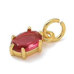 Латунные микро проложить кубического циркония подвески&nbsp;KK-U050-06G-01