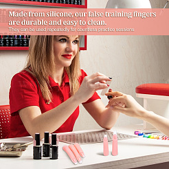 2 пакетик силиконовой модели для рук с ногтями&nbsp;MRMJ-OC0004-15