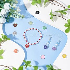 12 шт. 12 подвески из нержавеющей стали 304 с эмалью&nbsp;STAS-NB0001-30