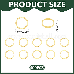 400 шт. Латунные соединительные кольца&nbsp;UNKW-UN0002-99B