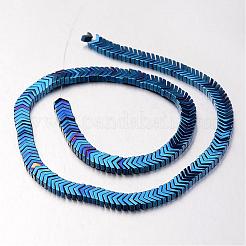 Гальванизировать немагнитных синтетический гематит нитей бисера&nbsp;G-F300-19-05