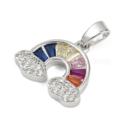 Латунные микро проложить кубического циркония подвески&nbsp;KK-L231-02P