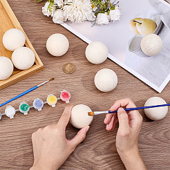 Незавершенные бусы из натурального дерева&nbsp;WOOD-WH0002-41