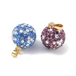 Полимерная глина стразами подвески&nbsp;KK-H476-01G