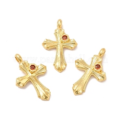 Подвески из экологически чистой латуни с микропаве из кубического циркония&nbsp;KK-A177-30G