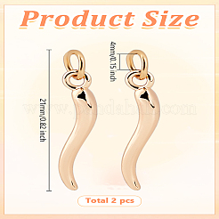 2шт латунные подвески&nbsp;PALLOY-LP00003