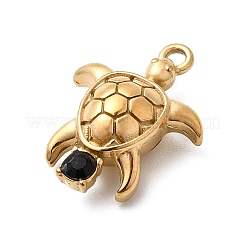 Подвески из нержавеющей стали 304 с микропаве из стразов&nbsp;STAS-G369-07G