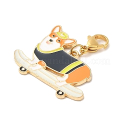 Подвесные украшения из сплава эмали&nbsp;FIND-XCP0002-63