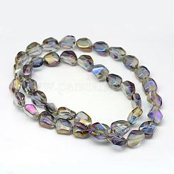 Стеклянные бусины с гальваническим покрытием &nbsp;EGLA-Q066-01