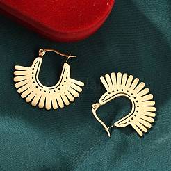 Серьги-гвоздики в форме цветка из нержавеющей стали 304 для женщин&nbsp;LS-EJEW-Q009-03A-G