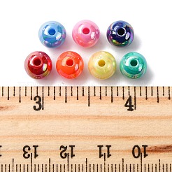 200 шт. Непрозрачные акриловые бусины&nbsp;MACR-FP0001-17A