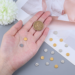 20 шт. 2 цвета 304 нержавеющая сталь штамповка пустые бирки подвески&nbsp;STAS-CJ0001-155