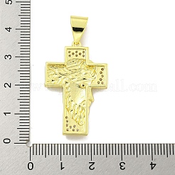 Покрытие стойки латунь микропаве прозрачные подвески из кубического циркония&nbsp;KK-B091-25G