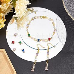 Позолоченные латунные соединители с цирконием&nbsp;KK-NB0002-13G