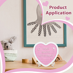 Табличка с надписью в форме сердца из дерева&nbsp;AJEW-WH0348-923