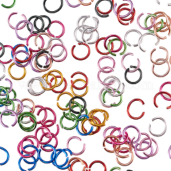 1000шт 10 цвета алюминиевые прыжковые кольца&nbsp;ALUM-CJ0001-20