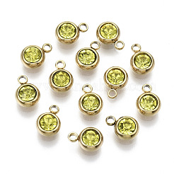 Подвески из нержавеющей стали со стразами&nbsp;LS-X-STAS-S068-11G