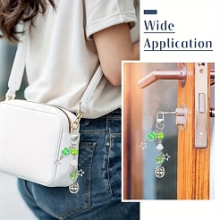 2 шт. подвесные украшения из сплава и акрила&nbsp;HJEW-YW00330