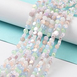 Гальванические стеклянные бусины&nbsp;EGLA-P056-01