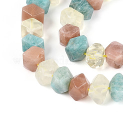 Нити из бусин из натурального лимонного кварца&nbsp;G-N358-01A-07