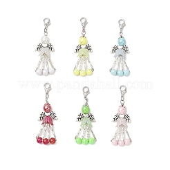 Подвески из акрила и стекла витые стеклярус украшения&nbsp;HJEW-JM03637-03