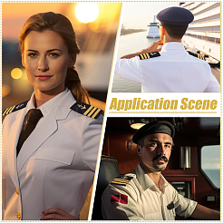 1 пара тканевых штурманских погон&nbsp;DIY-BC0016-04