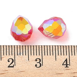 Гальваническим стеклянные бусины&nbsp;GLAA-K062-01A-FR09