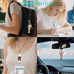 6 шт. Силиконовые бусины&nbsp;SIL-YW0002-14A