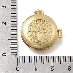 Латунные подвески с микропаве из прозрачного кубического циркония&nbsp;KK-D431-031D-G