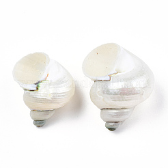 Натуральные спиральные бусы из ракушек&nbsp;X-SSHEL-N034-126