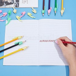 60 шт. 12 вида полиэтиленовых/силиконовых держателей для карандашей для детей&nbsp;AJEW-GF0003-36