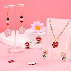 36 шт. 6 стильные подвески из светлого золотого сплава с эмалью&nbsp;ENAM-LS0001-71