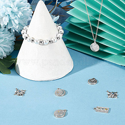 8 шт. 4 стиля подвески из нержавеющей стали 304&nbsp;STAS-BBC0008-48