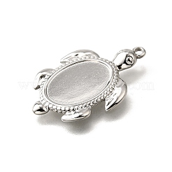 Оправы для подвесок из нержавеющей стали 304 в виде кабошонов&nbsp;X-STAS-C122-16A-P