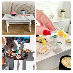 32 шт. 8-цветная непрозрачная смоляная витрина для кофейных чашек&nbsp;CRES-TA0001-62