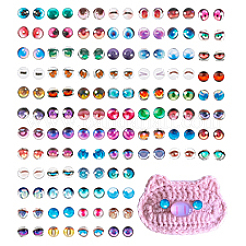 3 набор 3-х цветных стеклянных кукольных глазных яблок&nbsp;DOLL-PH0001-64