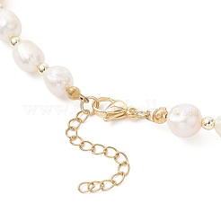 Ожерелья из натуральных пресноводных жемчужин&nbsp;NJEW-JN05731