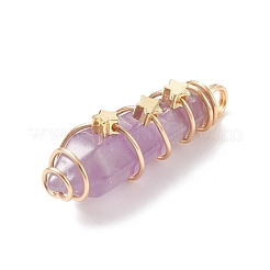 Природный аметист отметил кулоны&nbsp;PALLOY-JF01703-01