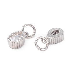 Латунные микро проложить кубического циркония подвески&nbsp;ZIRC-E145-76P