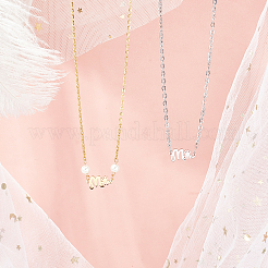 12 шт. подвески из нержавеющей стали 304 двух цветов&nbsp;STAS-DC0004-49