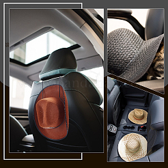 Стойка для держателя ковбойской шляпы из углеродистой стали для сидений грузовиков и автомобильных аксессуаров&nbsp;AJEW-WH0696-095