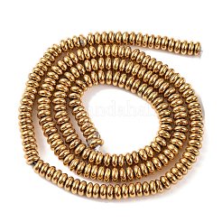 Гальванические нити из синтетических немагнитных гематитовых бусин G-H027-D01-01