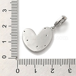 Латунь микропаве прозрачный кубический цирконий европейские подвески с подвесками&nbsp;KK-H455-33P